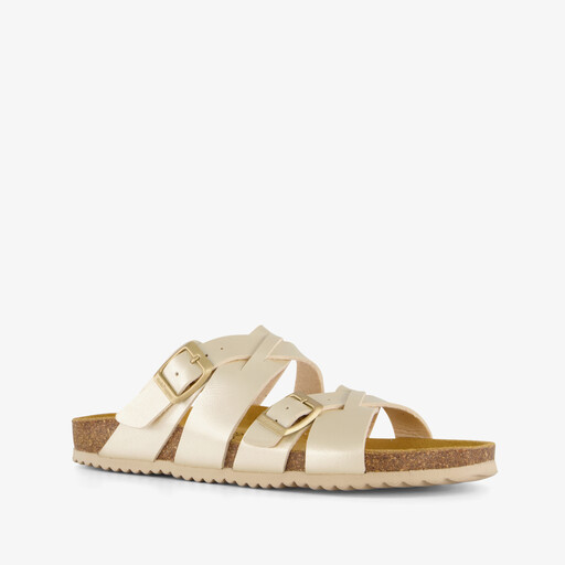 Dames slippers parelmoer
