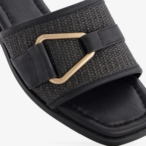 Dames slippers zwart