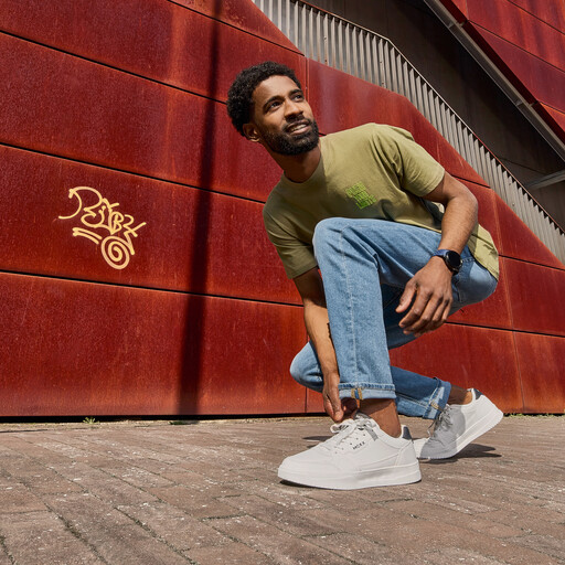 Heren sneakers wit