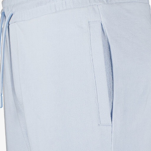 Heren badstof short lichtblauw