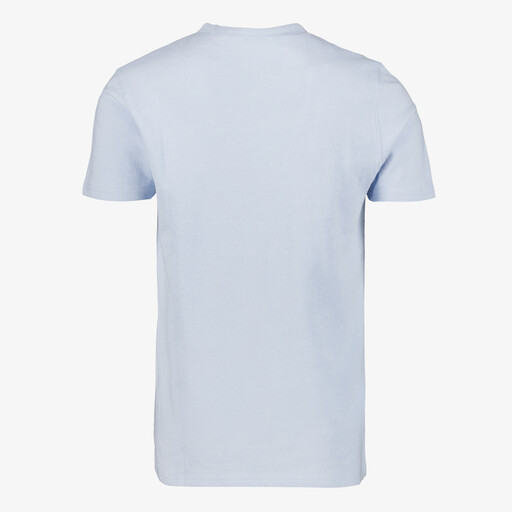 Heren badstof T-shirt lichtblauw