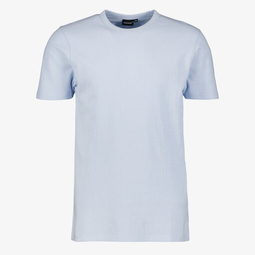Heren badstof T-shirt lichtblauw