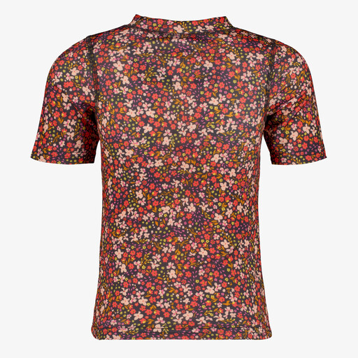 Meisjes UV zwemshirt met bloemenprint