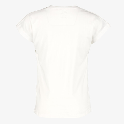 Meisjes T-shirt met tekstopdruk wit