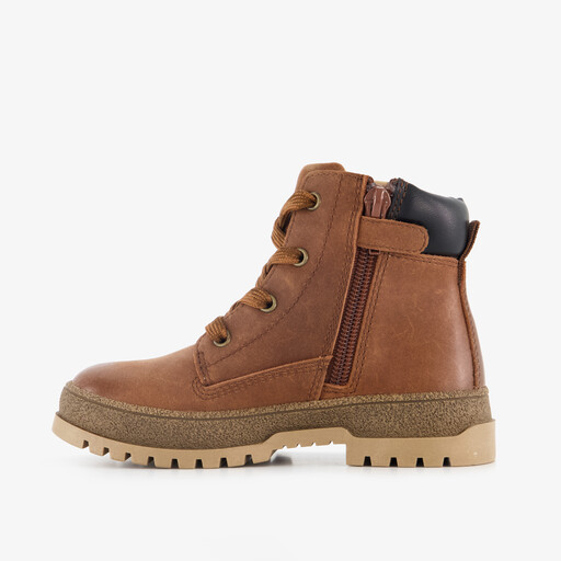 Leren jongens veterschoenen bruin