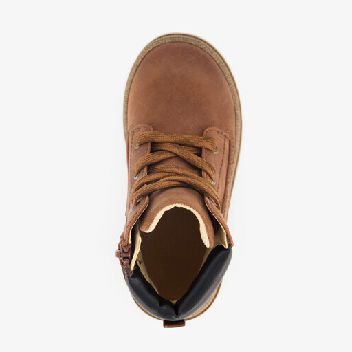 Leren jongens veterschoenen bruin