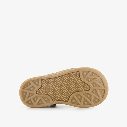 Leren jongens veterboots cognac