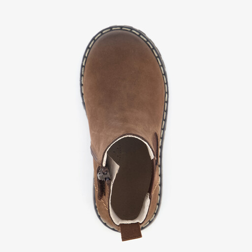Leren jongens Chelsea boots bruin
