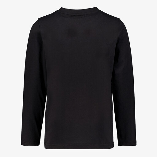Jongens shirt met opdruk zwart