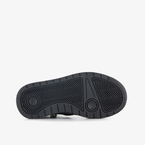 Leren hoge jongens sneakers zwart blauw
