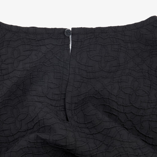 Dames jurk met korte mouwen zwart