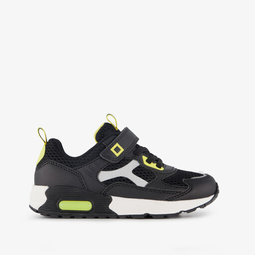 Jongens sneakers met airzool zwart geel