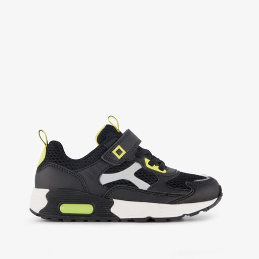 Jongens sneakers met airzool zwart geel
