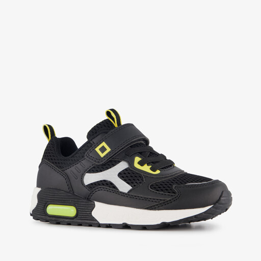 Jongens sneakers met airzool zwart geel