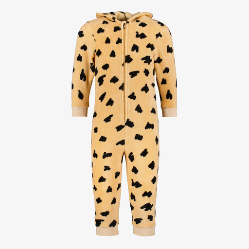 Cheetah onesie beige