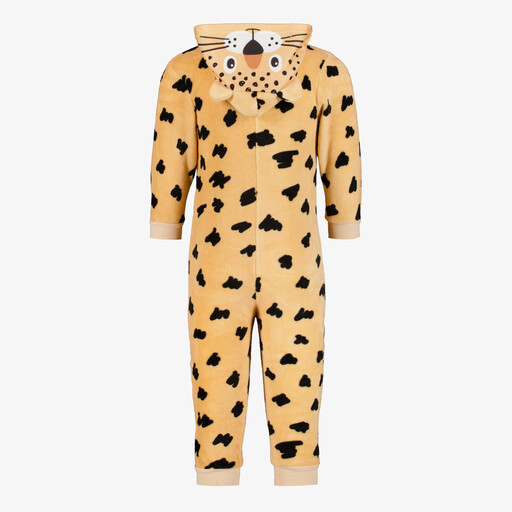 Cheetah onesie beige