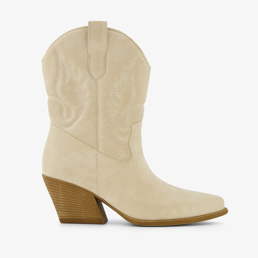 Dames western laarzen beige