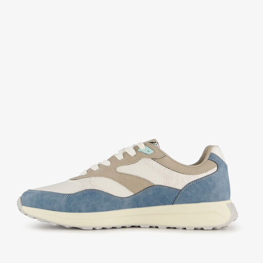Heren sneakers wit blauw