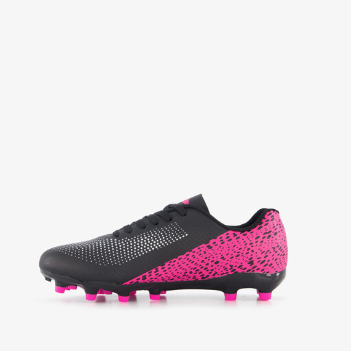 FG dames voetbalschoenen zwart roze