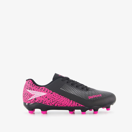 FG dames voetbalschoenen zwart roze