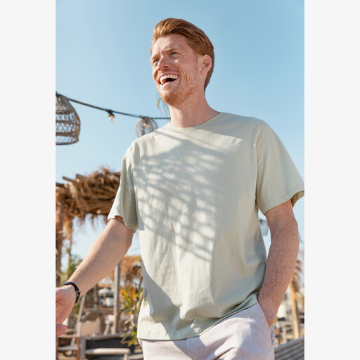 Heren T-shirt met backprint