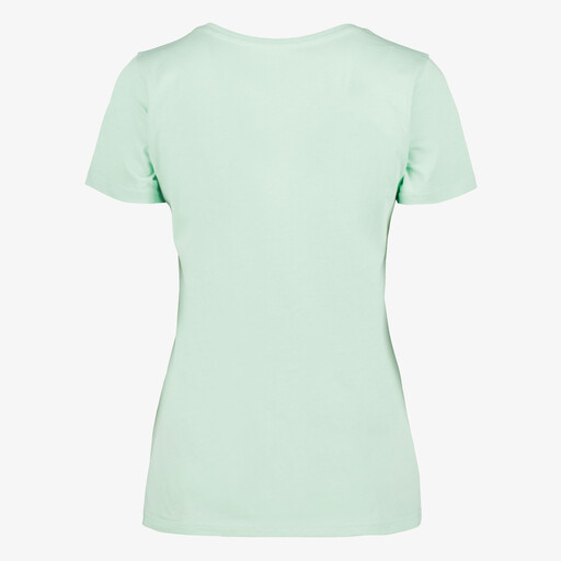 Dames T-shirt met kersen mintgroen