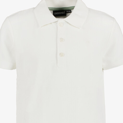 Jongens polo wit