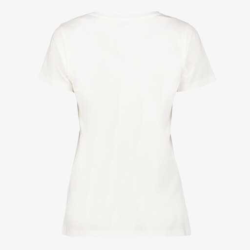 Dames T-shirt met zomerse opdruk wit