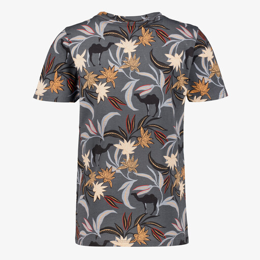 Jongens T-shirt met kamelen grijs