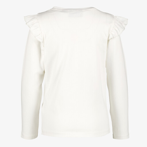 Meisjes shirt met vlinders wit