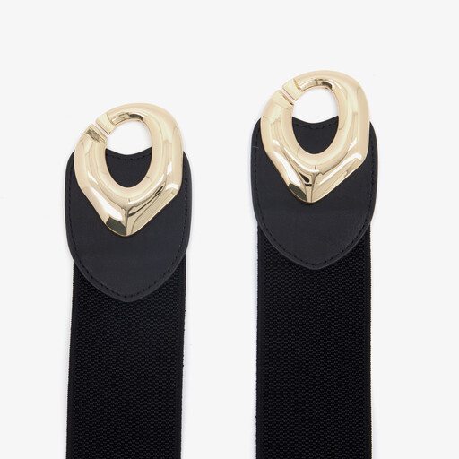 Dames tailleriem zwart goud