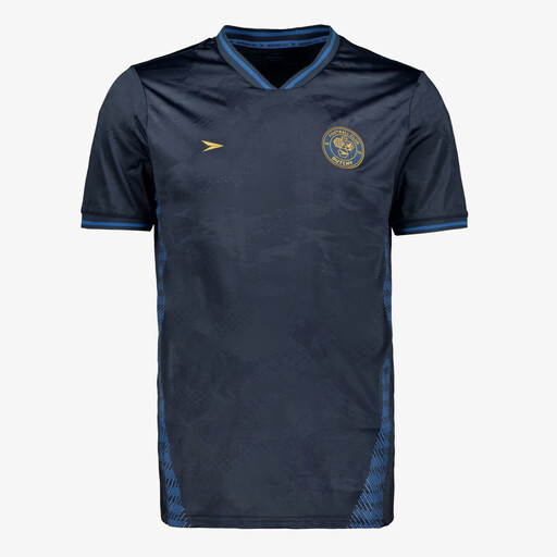 Dry heren voetbal T-shirt donkerblauw