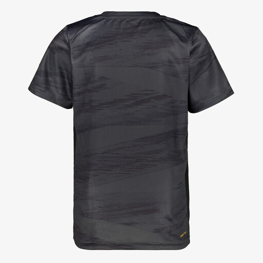 Dry kinder voetbal T-shirt grijs zwart