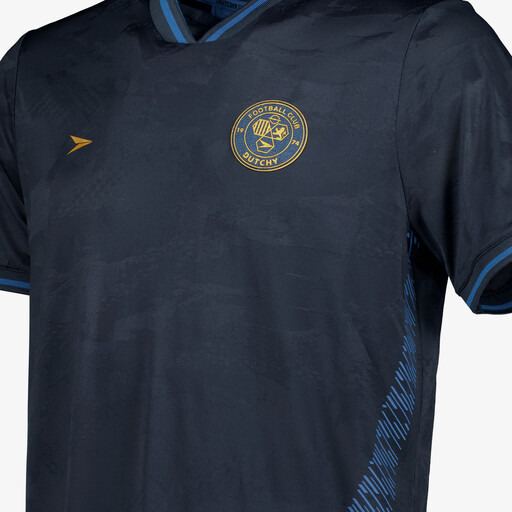 Dry heren voetbal T-shirt donkerblauw