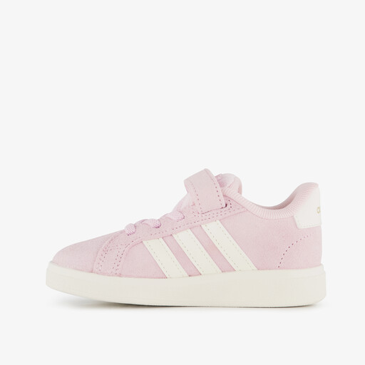 Grand Court 00s meisjes sneakers roze wit