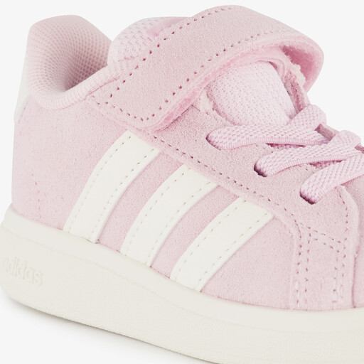 Grand Court 00s meisjes sneakers roze wit