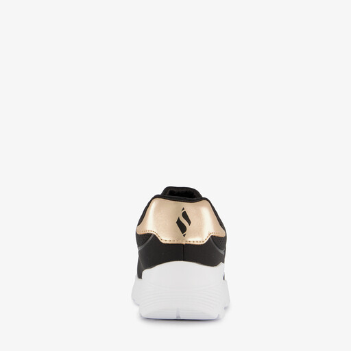 Uno Lite meisjes sneakers zwart goud