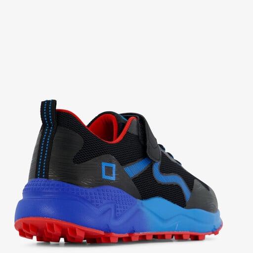 Jongens sneakers zwart blauw