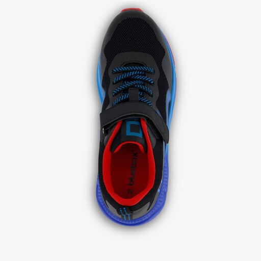 Jongens sneakers zwart blauw