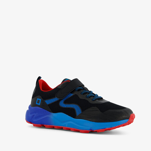 Jongens sneakers zwart blauw