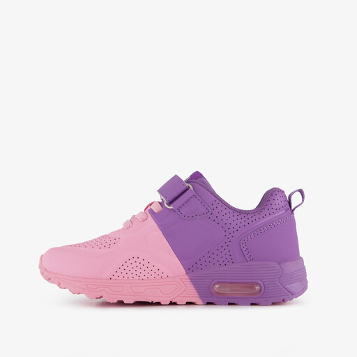 Meisjes sneakers met airzool paars roze