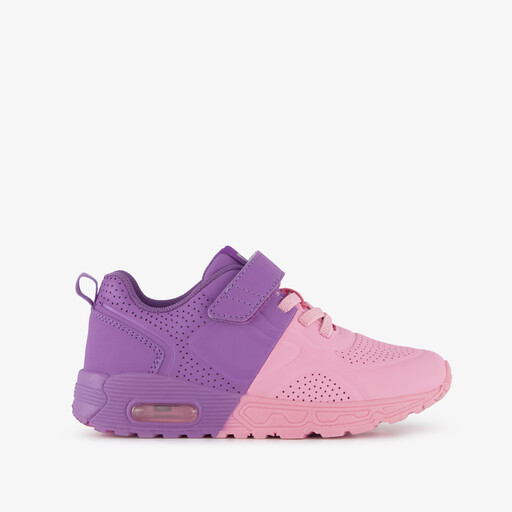 Meisjes sneakers met airzool paars roze