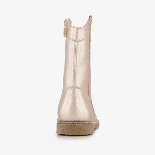 Meisjes western boots metallic goud