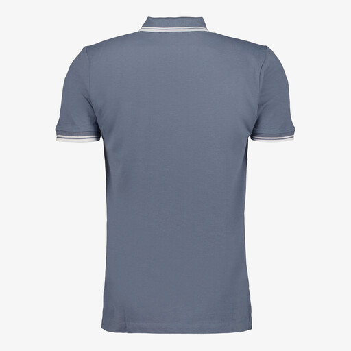 Heren polo blauw