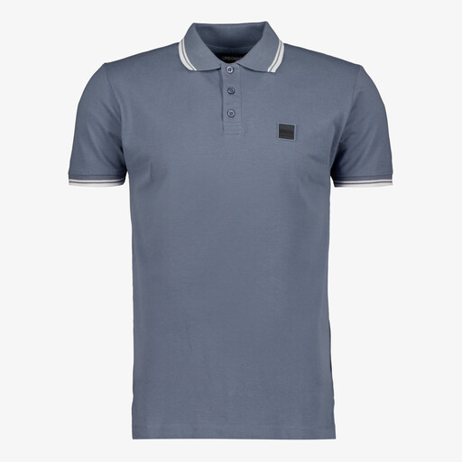 Heren polo blauw
