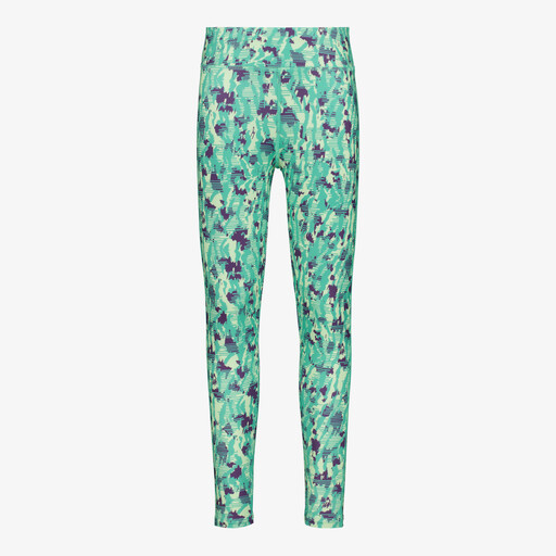 Meisjes sportlegging met print groen