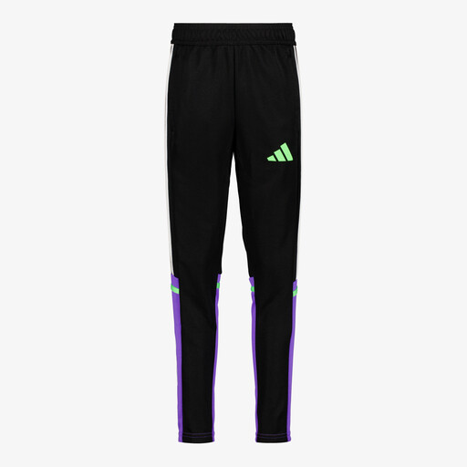 F50 TR PNT kinder trainingsbroek zwart paars