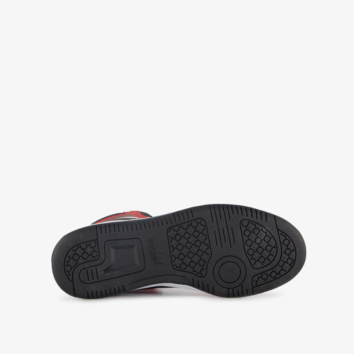 Rebound V6 Mid jongens sneakers rood zwart