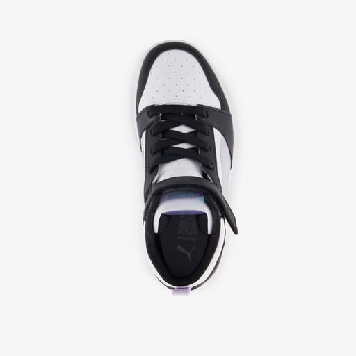 Rebound V6 Mid Space Belle meisjes sneakers zwart lila