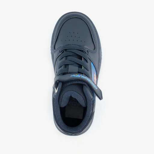 Hoge jongens sneakers met lichtjes blauw